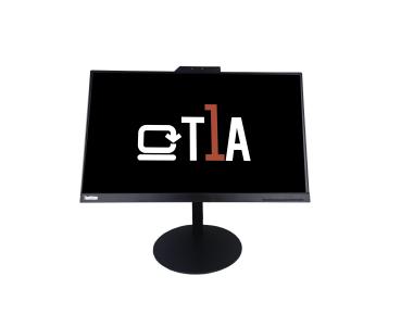 Lenovo ThinkVision T24v-10 23,8" Full HD Monitor mit IR-Kamera – Refurbished von T1A | HDMI DP VGA | IPS-Panel