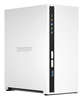 QNAP TS-233 NAS 2-Bay – Quad-Core 2.0GHz, 2GB RAM, Weiß | Private Cloud & Multimedia-Server