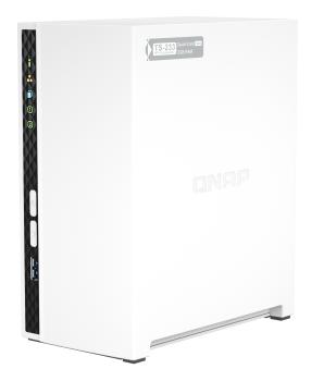 QNAP TS-233 NAS 2-Bay – Quad-Core 2.0GHz, 2GB RAM, Weiß | Private Cloud & Multimedia-Server