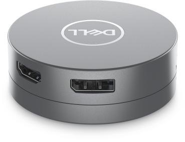 Preview: Dell DA305 Mobile Adapter Dockingstation 2xUSB3.1/HDMI/VGA/DisplayPort/USB-C/Ethernet passiv Grey