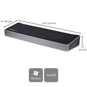 Preview: StarTech DOCKING STATION USB-C