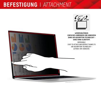 DISPLEX Privacy Safe Blickschutzfilter Uni (randlos)13,3", 16:10