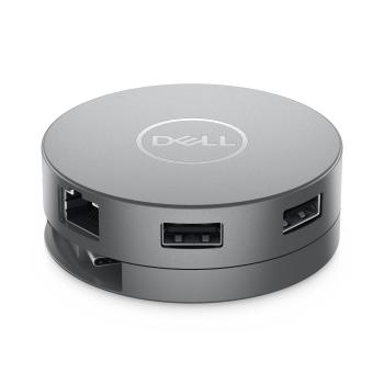 Dell DA310 7-in-1 USB-C Travel Adapter – Mobile Dockingstation mit HDMI, DP, VGA, RJ45 & Power Delivery