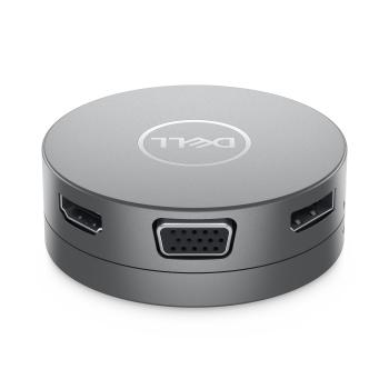 Dell DA310 7-in-1 USB-C Travel Adapter – Mobile Dockingstation mit HDMI, DP, VGA, RJ45 & Power Delivery