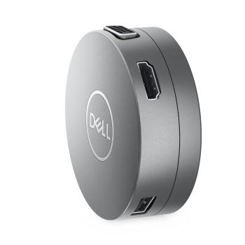 Dell DA310 7-in-1 USB-C Travel Adapter – Mobile Dockingstation mit HDMI, DP, VGA, RJ45 & Power Delivery