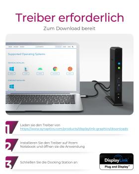 ICY BOX IB-DK2241AC Dockingstation | 11-in-1 USB 3.0 Hub mit HDMI DVI LAN & Audio