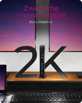 ICY BOX IB-DK2241AC Dockingstation | 11-in-1 USB 3.0 Hub mit HDMI DVI LAN & Audio