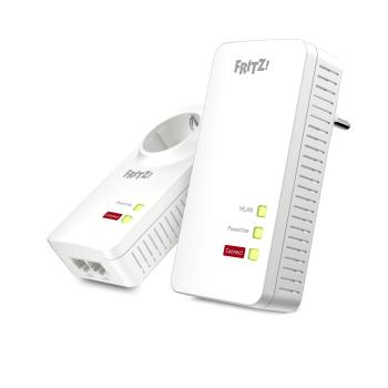 FRITZ! Powerline 1260E WLAN Set 1200Mbit/s Eingebauter Ethernet-Anschluss WLAN Weiß
