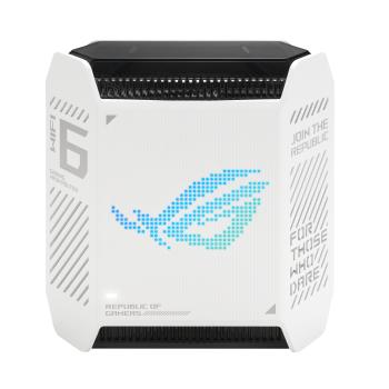 Preview: ASUS ROG Rapture GT6 WiFi 6 Mesh Router Weiß AX10000 Tri-Band, 3x Gigabit LAN