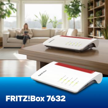 Preview: FRITZ!Box 7632 Wi-Fi 7 Router – Dual-Band WLAN Gigabit-LAN