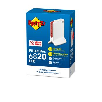 Preview: AVM FRITZ!Box 6820 LTE - Wireless Router - WWAN - 802.11b/g/n - Desktop