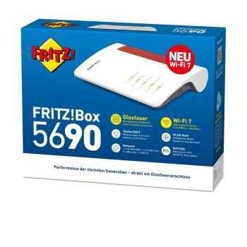 Preview: FRITZ!Box 5690 Wi-Fi 7 Router  2,5 Gigabit LAN