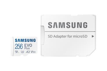 CARD 256GB Samsung Evo Plus microsdxc UHS-I U3 inkl. SD Adapter