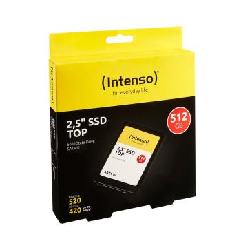 Intenso Top Performance 512GB SSD 2.5" SATA III – Schnell & Zuverlässig für PC & Notebook