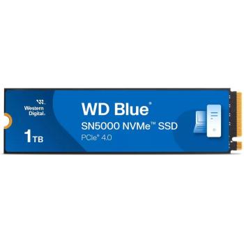 WD Blue SN5000 M.2 SSD 1 TB   – 5000 MB/s Lesen 4000 MB/s Schreiben PCIe 4.0 NVMe