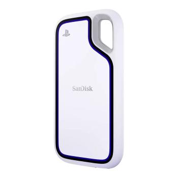 SanDisk Extreme 2TB Portable SSD USB-C für PS5 & PC Weiß IP65 1000 MB/s