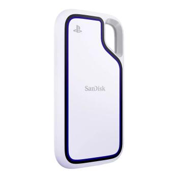 Preview: SanDisk Extreme 2TB Portable SSD USB-C für PS5 & PC Weiß IP65 1000 MB/s