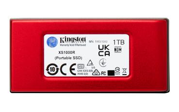 1TB Kingston XS1000 USB 3.2 Gen2 Red