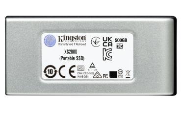 2TB Kingston XS2000 USB 3.2 Gen2 Grau