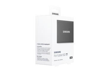 1TB Samsung Portable T7 USB 3.2 Gen2 Titan Gray retail externe SSD