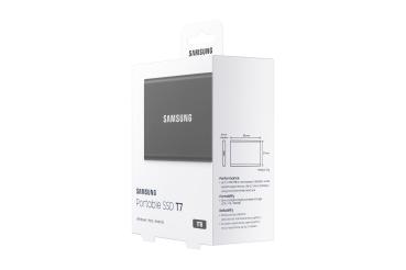 1TB Samsung Portable T7 USB 3.2 Gen2 Titan Gray retail externe SSD
