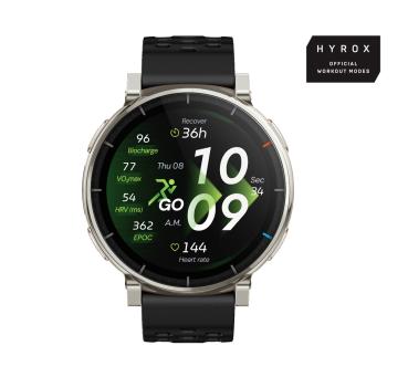 Amazfit Active 3 Premium Black Smartwatch HYROX-Modus