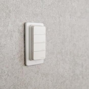 Shelly BLU Button 4 – Bluetooth Fernbedienung mit Magnethalter & Plug & Play Funktion