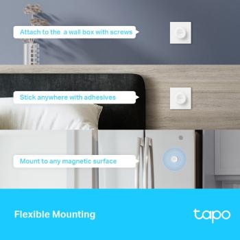 TP-Link Tapo S200D Smart Dimmer – Intelligenter Dimmer mit Drehregler Weiß