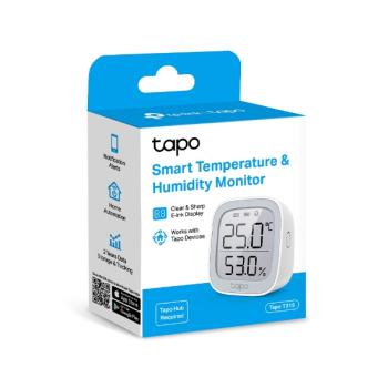 Preview: TP-Link Tapo T315 Temperatur- & Feuchtigkeitssensor – E-Ink Display Smart Home