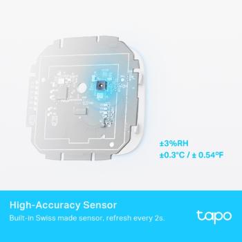 TP-Link Tapo T315 Temperatur- & Feuchtigkeitssensor – E-Ink Display Smart Home