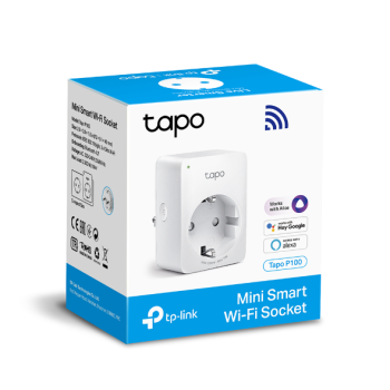 TP-Link Tapo P100 WLAN-Steckdose – Smart Plug, Wi-Fi Alexa & Google Home 1Stk.