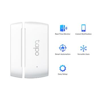 Preview: TP-Link Tapo T110 Tür-/Fenstersensor – Intelligenter Kontaktsensor, Smart Home