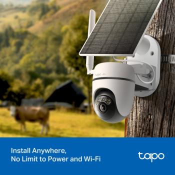 Preview: TP-Link Tapo C615G KIT – 4G LTE Überwachungskamera außen, 3 MP