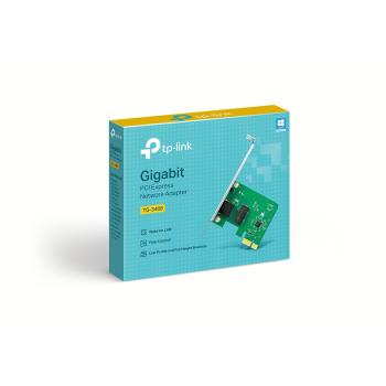 TP-Link TG-3468 PCIe Netzwerkkarte – 1 Gbit/s Ethernet RJ45 Adapter für Desktop-PCs