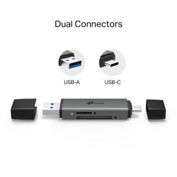 Preview: TP-Link UA430D USB-Kartenleser für SD und microSD – USB 3.1