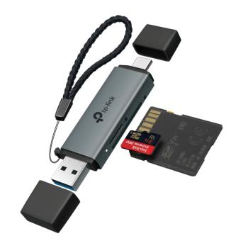 Preview: TP-Link UA430D USB-Kartenleser für SD und microSD – USB 3.1