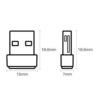 TP-LINK Archer T2U Nano - AC600 Nano Dual Band Wi-Fi USB Adapter