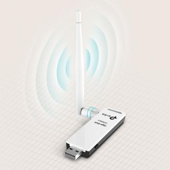 Preview: TP-Link TL-WN722N - 150Mbps High Gain Wi-Fi USB Adapter