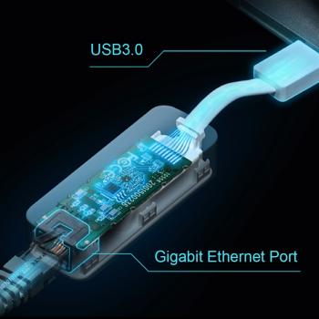 Preview: USB TP-LINK UE300 - USB 3.0 to Gigabit Ethernet Network Adapter