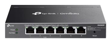 TP-Link Omada ES206GP 6-Port Gigabit Easy mgd. Switch 4-Port PoE+