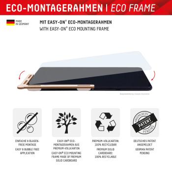 Preview: DISPLEX Tablet Glass (9H) Samsung Tab S8/S9/S9FE/S10FE/S10 Lite Eco-Montagerahmen L-Form, unzerbrechlich, ultra-dünn, unsichtbar