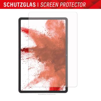 DISPLEX Tablet Glass (9H) Samsung Tab S8/S9/S9FE/S10FE/S10 Lite Eco-Montagerahmen L-Form, unzerbrechlich, ultra-dünn, unsichtbar