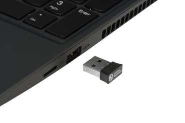 BakkerElkhuizen PRF Mouse Wireless Dark Grey – Ergonomische Vertikale Funkmaus mit 1600 DPI & USB-A/USB-C Adapter