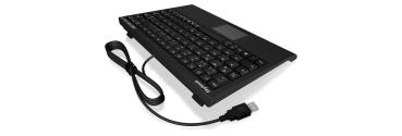 KeySonic ACK-595C+ (US) Mini SoftSkin PS/2-USB black