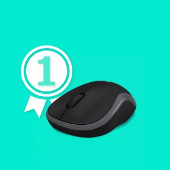 Preview: Logitech M185 Wireless schwarz / grau