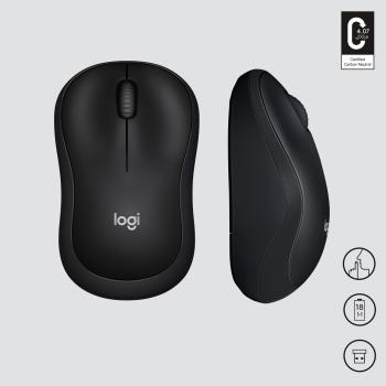 Logitech M220 Silent Kabellose Funkmaus Anthrazit – Leise Büro-Maus für PC & Notebook