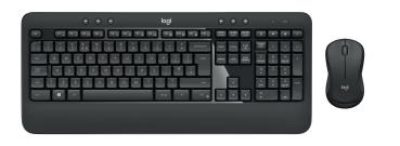 Logitech MK540 Advanced Kabelloses Tastatur-Maus-Set (QWERTZ, DE-Layout, Schwarz)