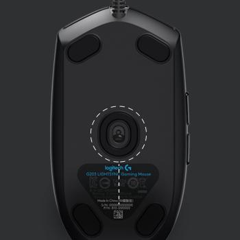 Logitech G203 Lightsync Gaming Maus 8000 DPI USB kabelgebunden – RGB Beleuchtung