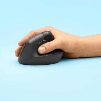 Logitech Lift Ergonomische Vertikalmaus – Kabellos & Bluetooth | 4000 DPI | Für Rechtshänder – Schwarz