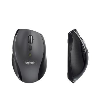 Logitech M705 Wireless Maus – Kabellos Laser USB 7 Tasten ergonomisch grau